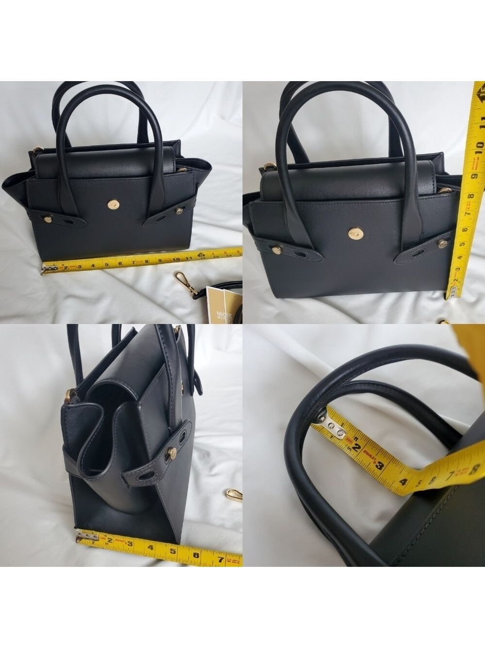 Michael Kors Black Saffiano Leather Satchel Bag NWT - Picture 14 of 14